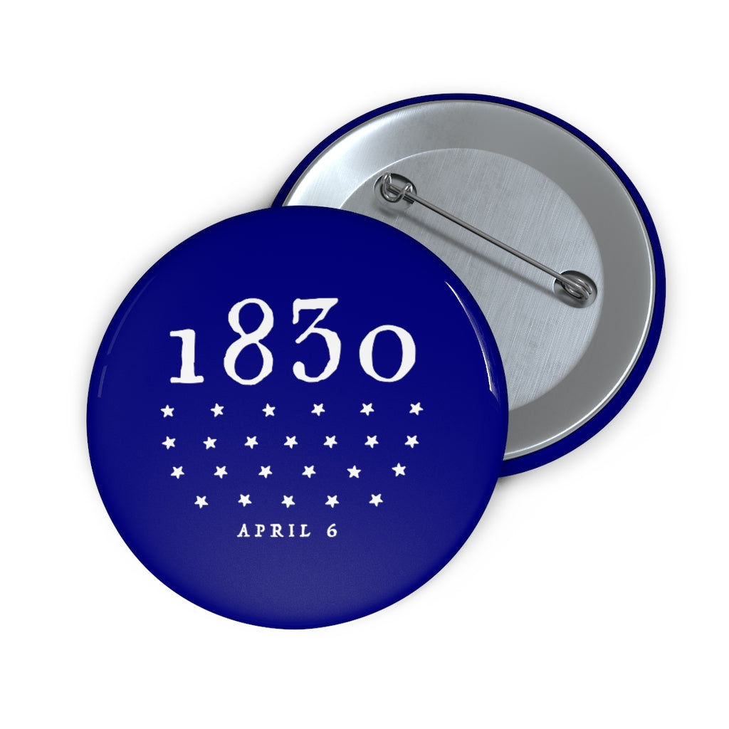 1830 LDS Church Restoration Button