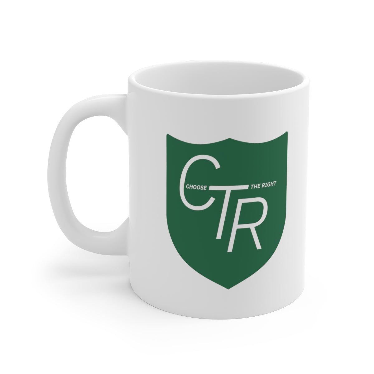 CTR Mug With Choose The Right Shield