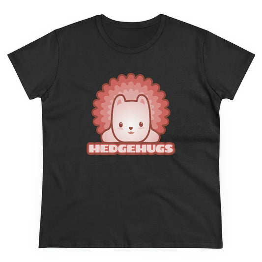 Women's Cute Hedgehog T-shirt Bible Quote in Kawaii Style