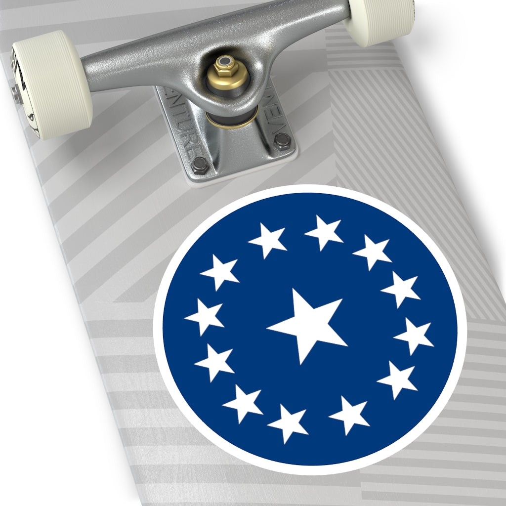 Flag of Deseret (Kingdom of God flag) - Round decal