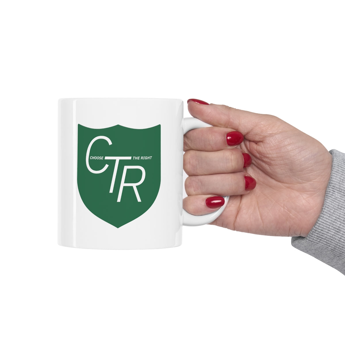 CTR Mug With Choose The Right Shield