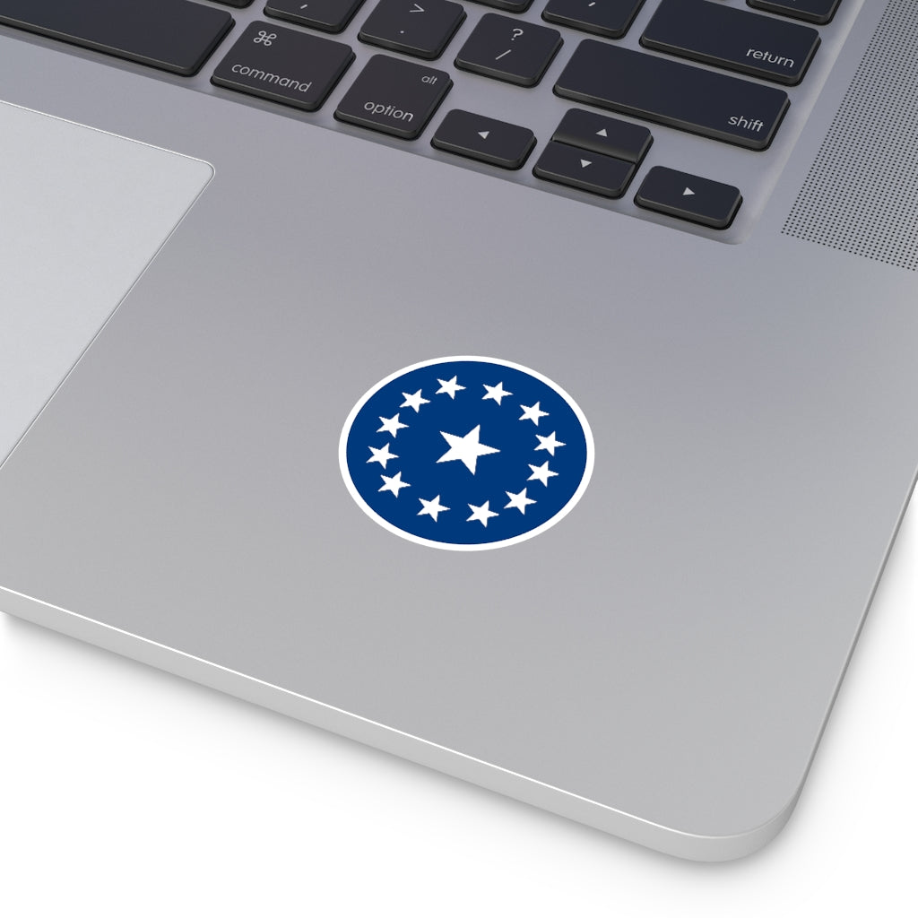 Flag of Deseret (Kingdom of God flag) - Round decal