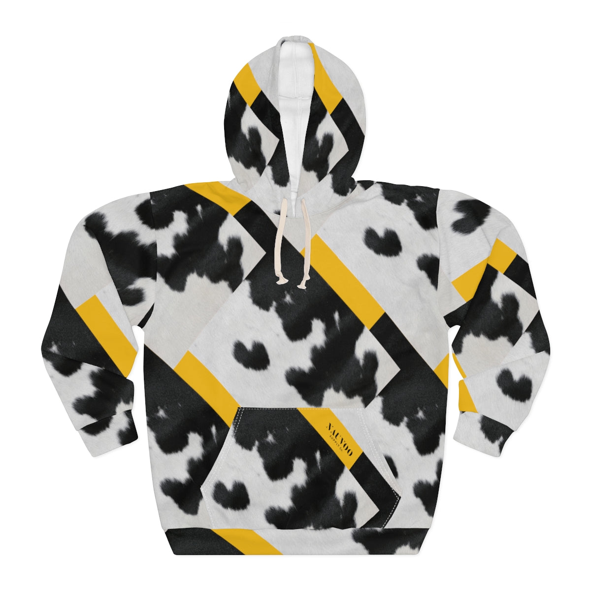 Winter Cow-print Hoodie