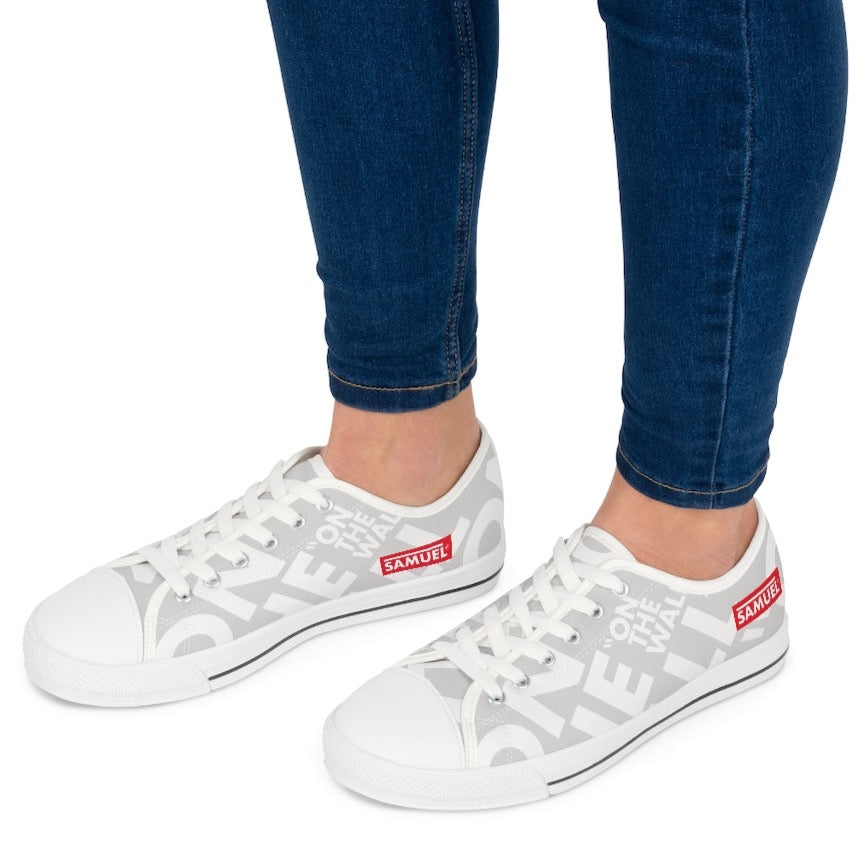 Women's Book of Mormon Sneakers - Samuel "On The Wall"