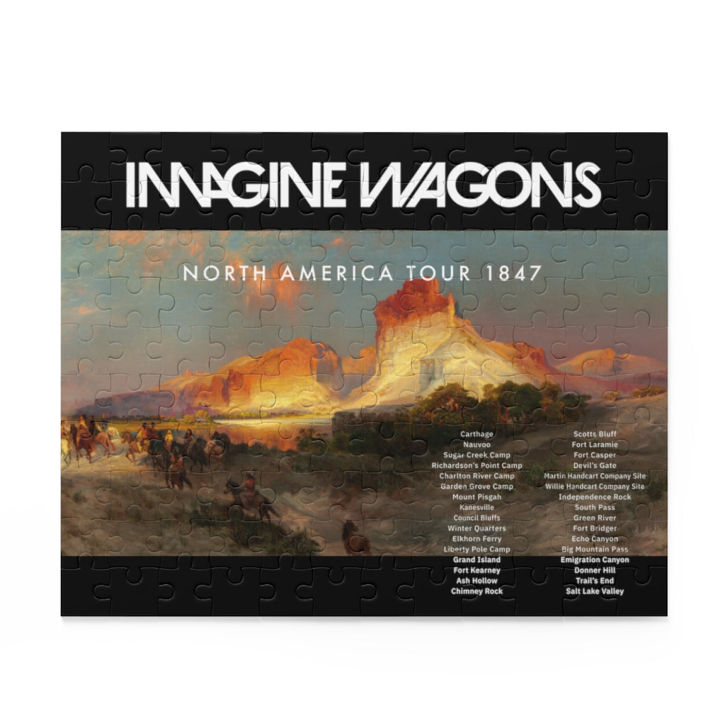 Imagine Wagons Mormon Pioneer Trek Jigsaw Puzzle
