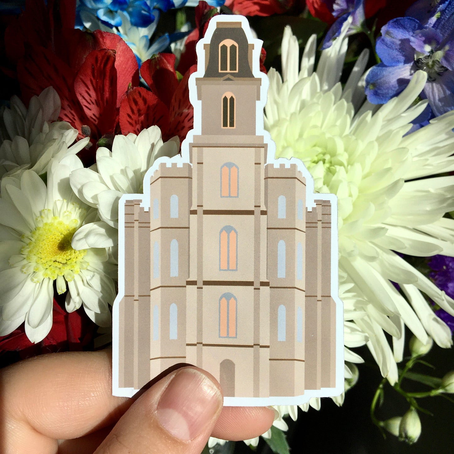 Manti Temple Sticker