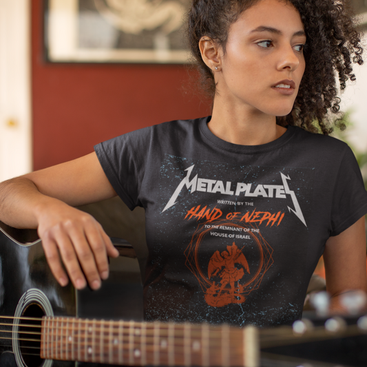 Women’s Book of Mormon “Metal Plates” Shirt