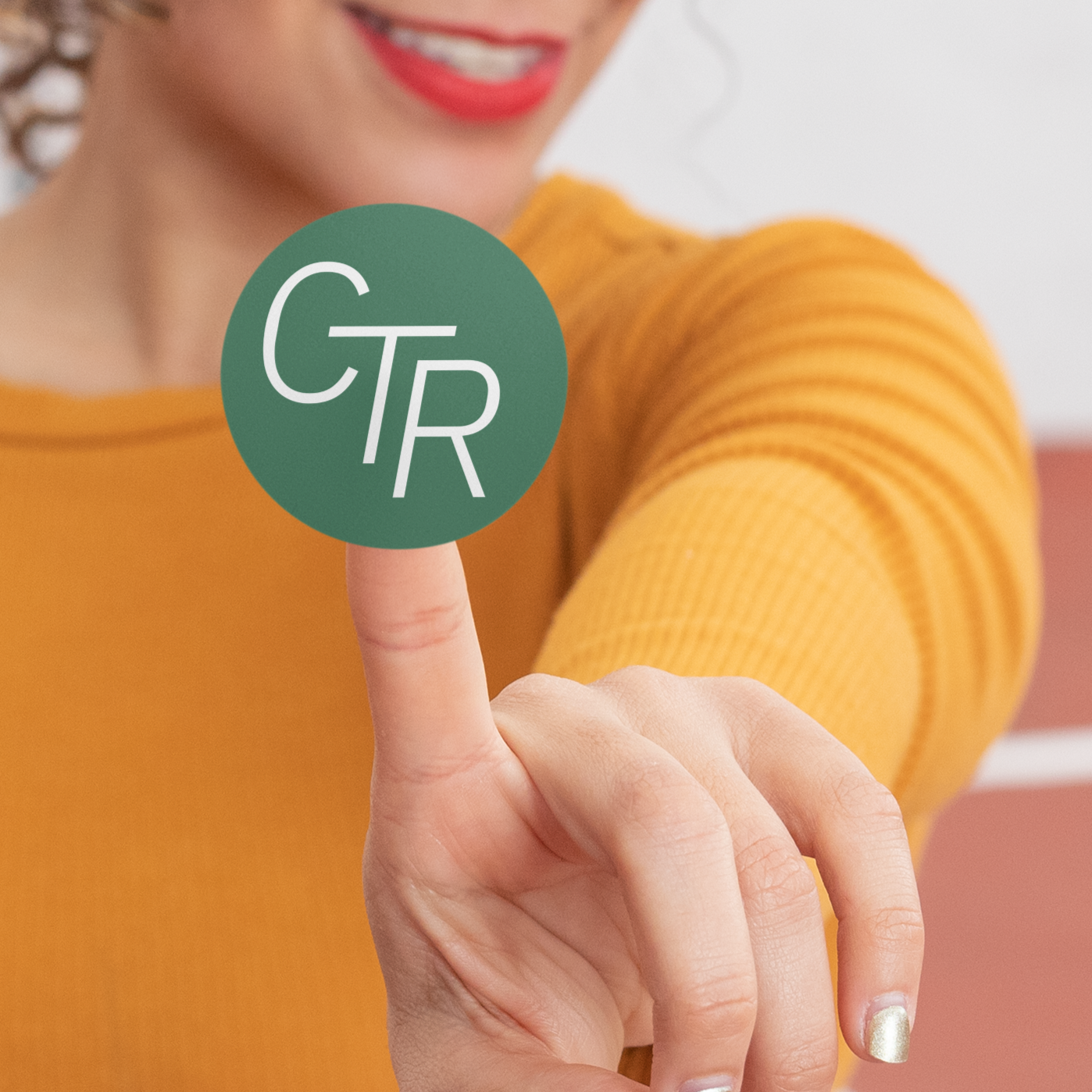 Round CTR Sticker - Choose the Right