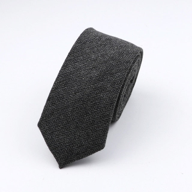 Charcoal gray herringbone