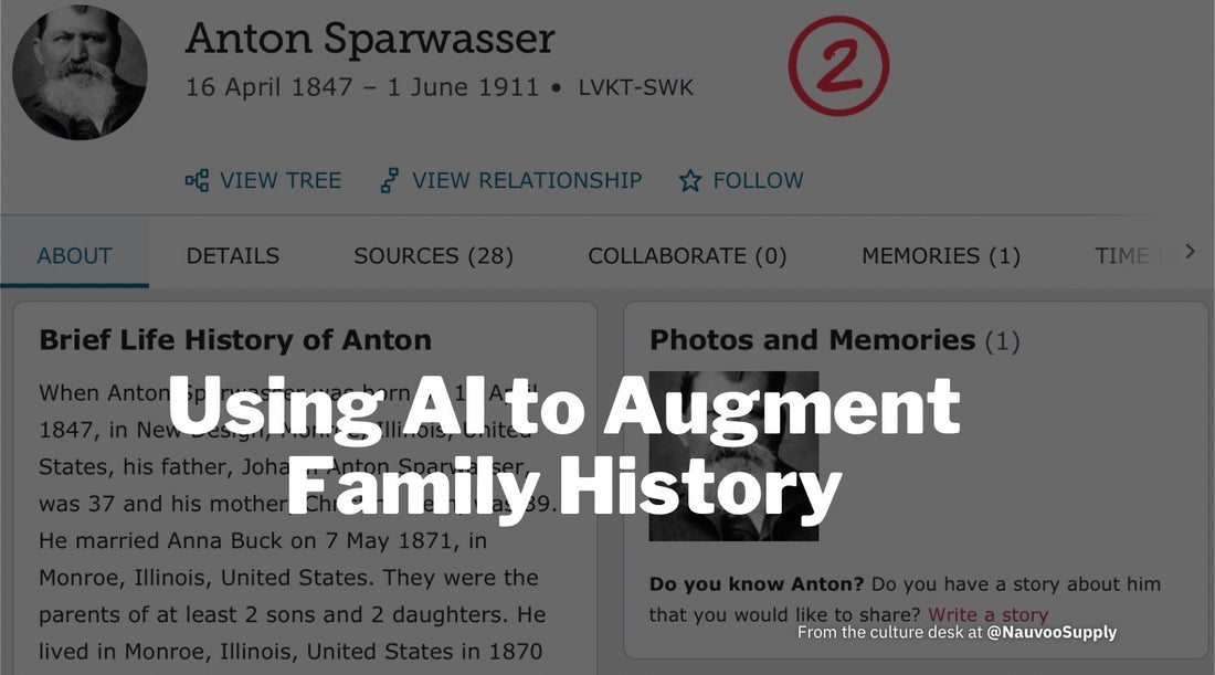 ChatGPT and Family History: Using AI to Augment the Way We Explore Our Roots