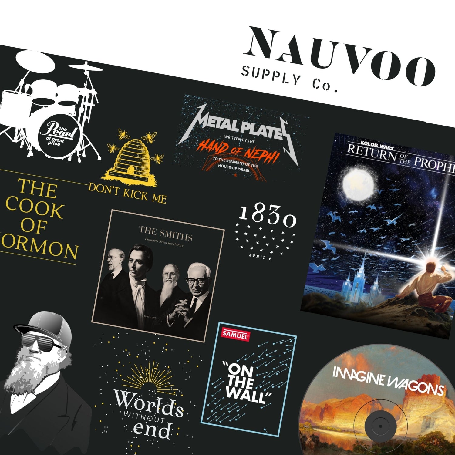 Nauvoo Supply Co T-Shirt Collage