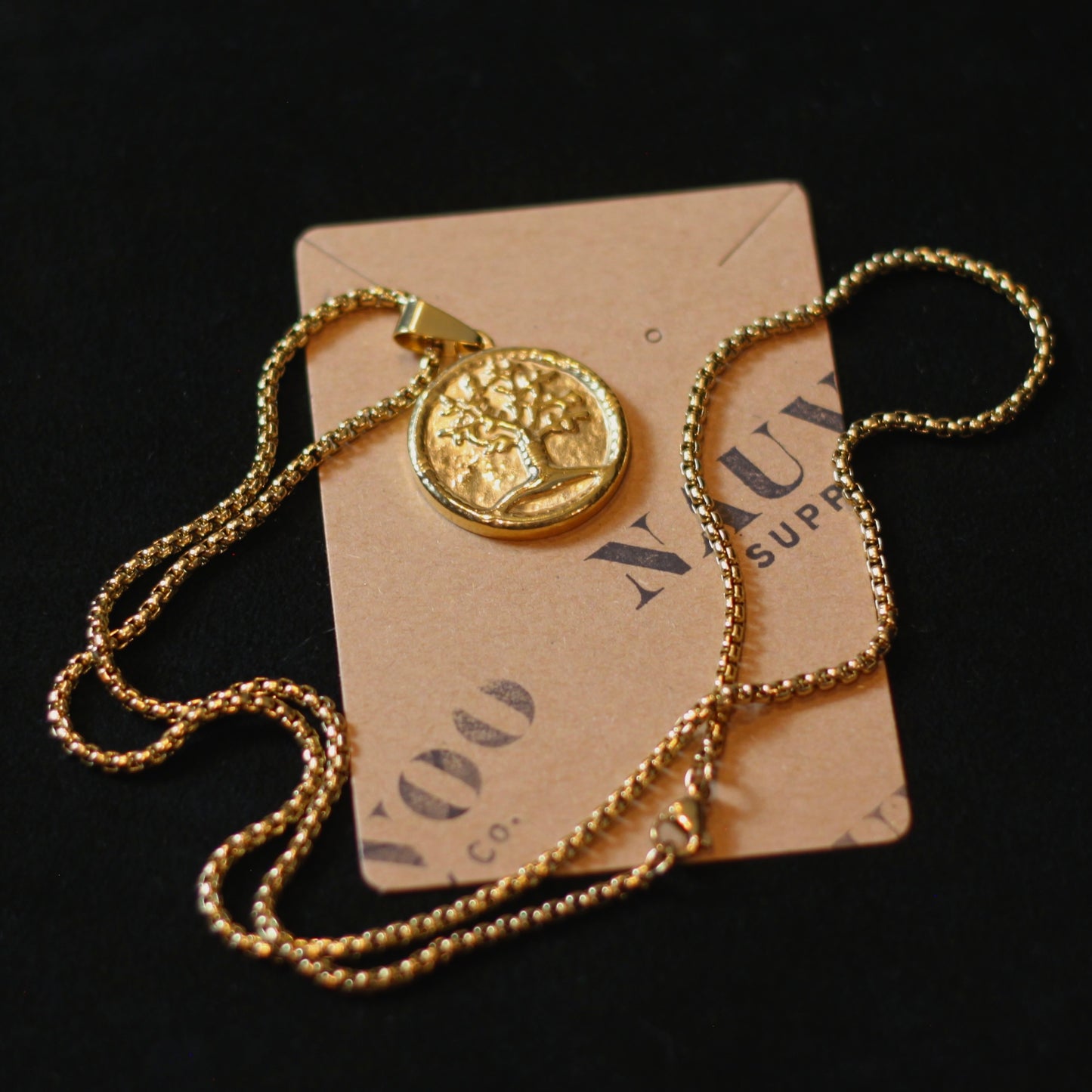 Tree Of Life Pendant Necklace in Gold or Silver