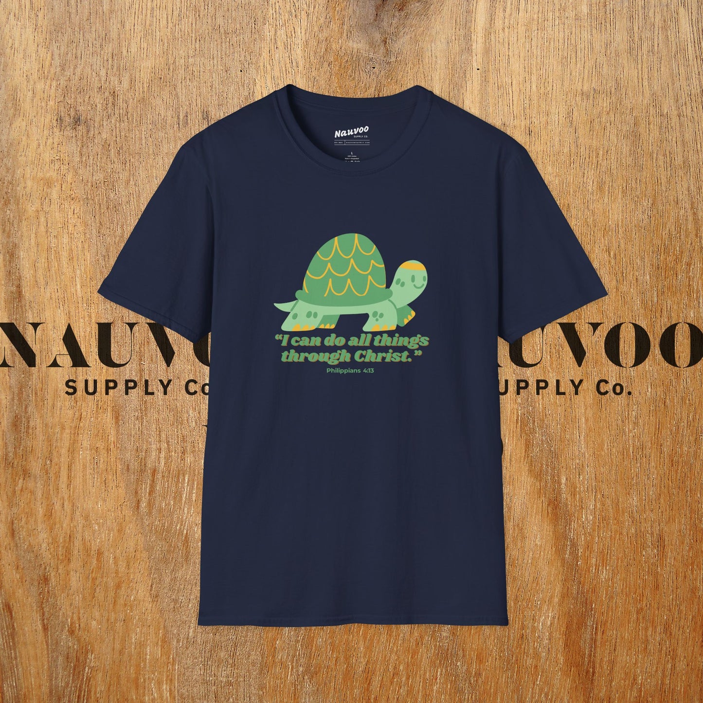 Cute Turtle Faith in Christ T-Shirt — Cute LDS Tee