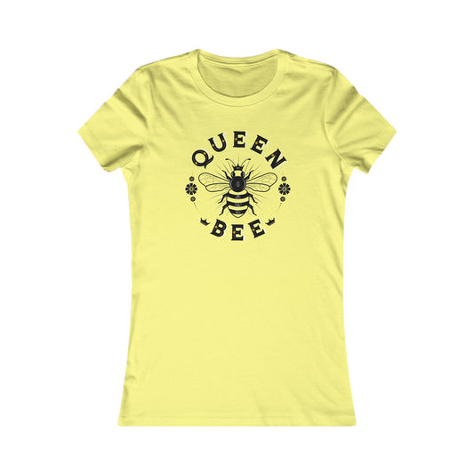 Women's Queen Bee T-shirt with Botanical Flowers