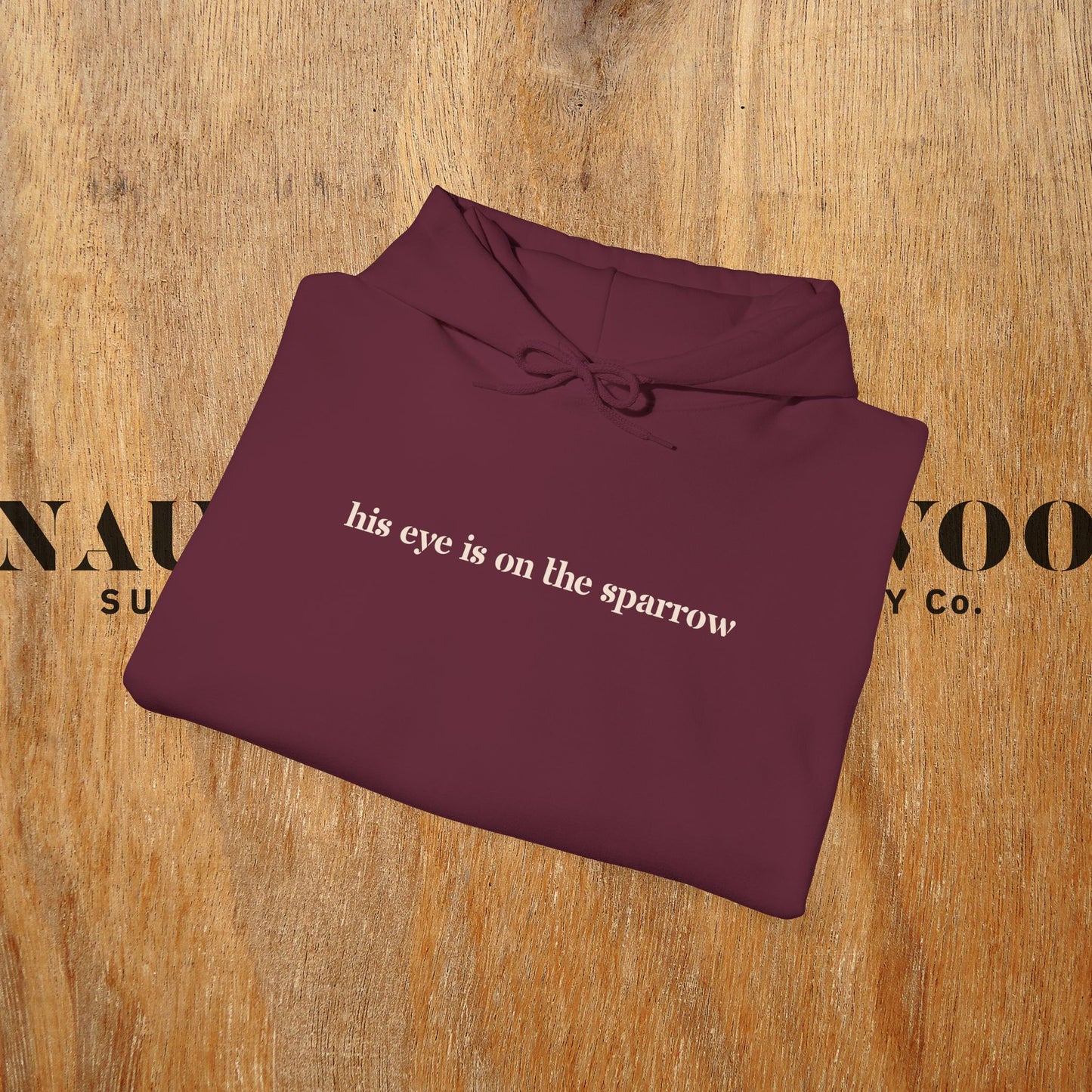 His Eye Is on the Sparrow Hoodie — Inspirational LDS Scripture Sweatshirt