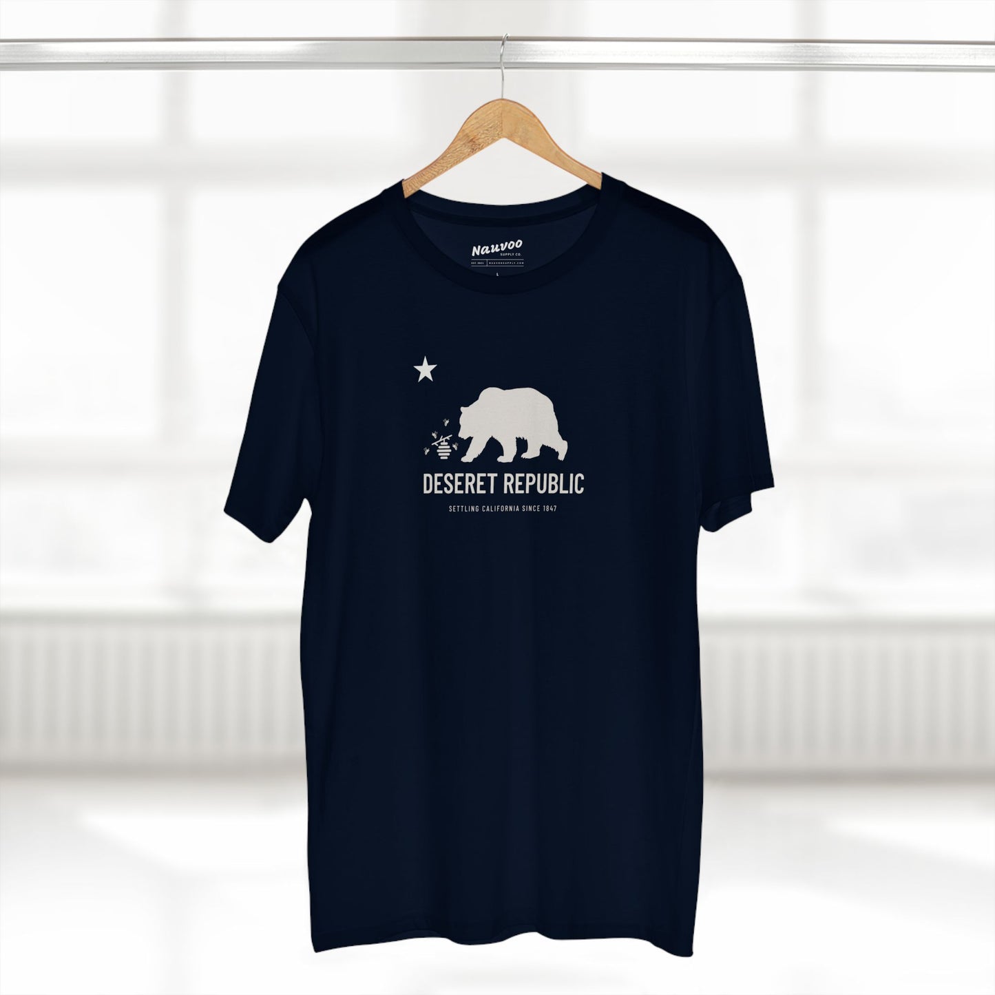 Deseret California Republic: Mormon Battalion & 1851 Heritage Heavyweight Tee
