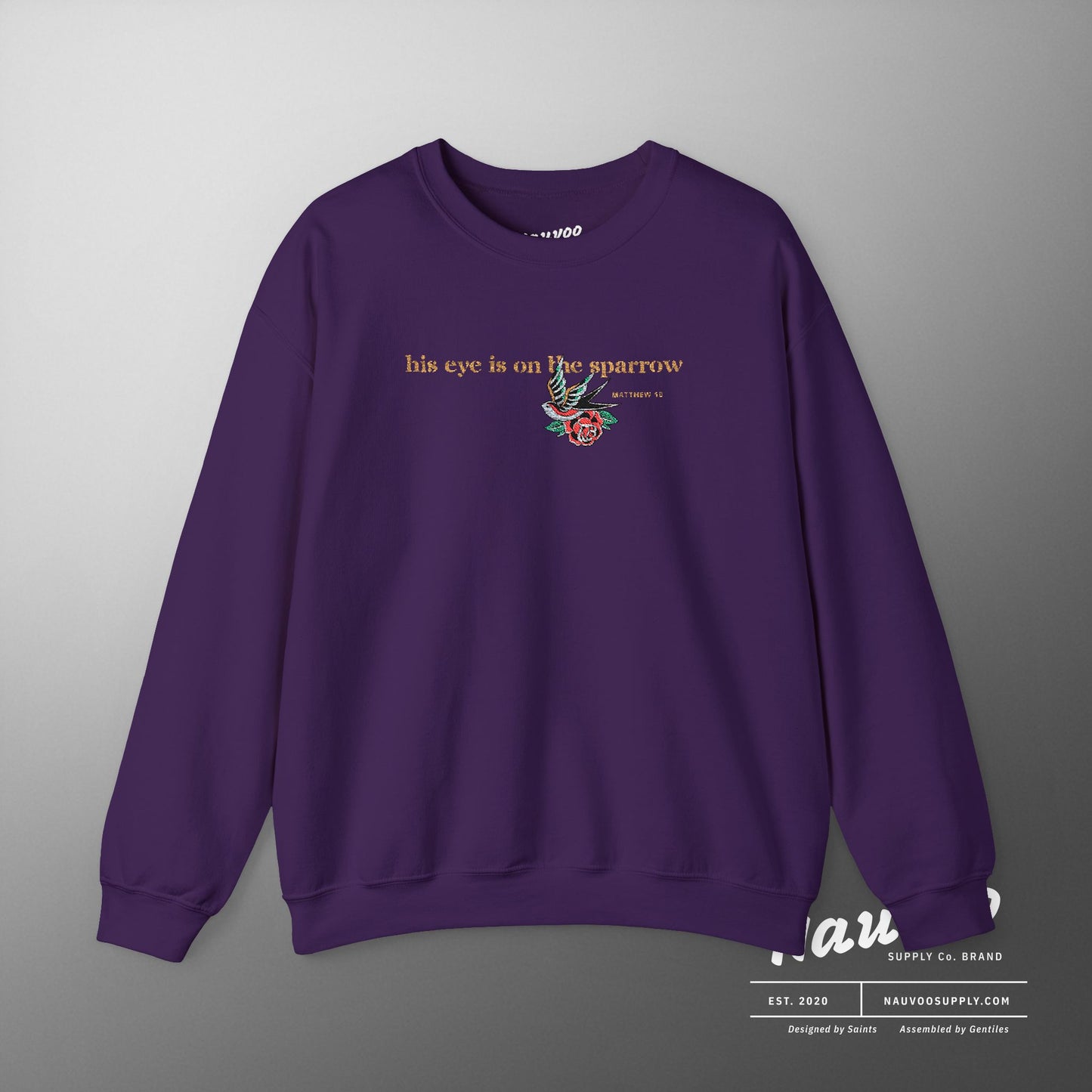 LDS Hymns 'His Eye is on the Sparrow' Sweatshirt