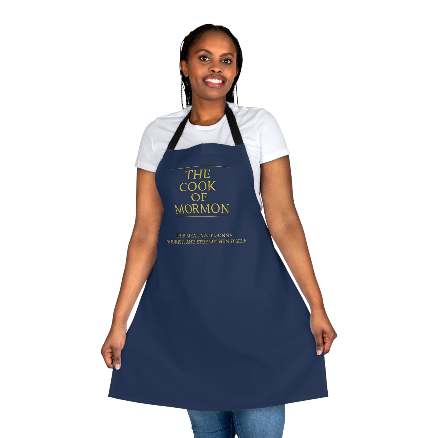 Cook of Mormon Apron - Polyester edition with custom text