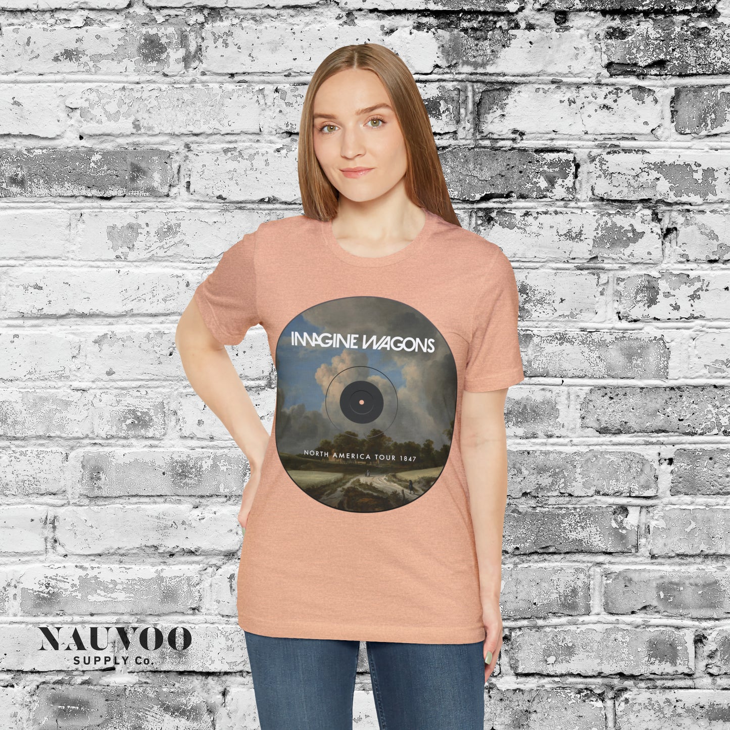 Imagine Wagons - 1847 Mormon Pioneer Trek Shirt