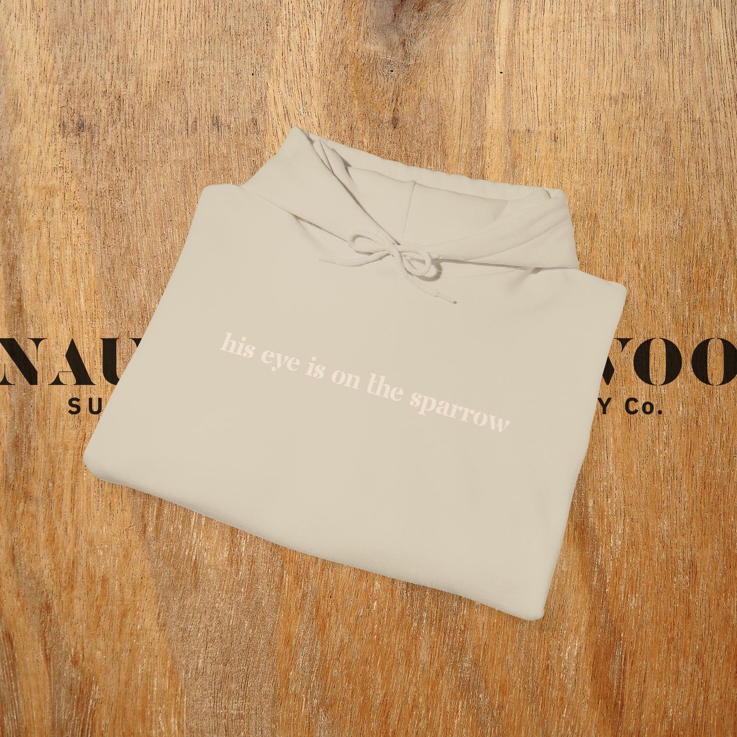 His Eye Is on the Sparrow Hoodie — Inspirational LDS Scripture Sweatshirt