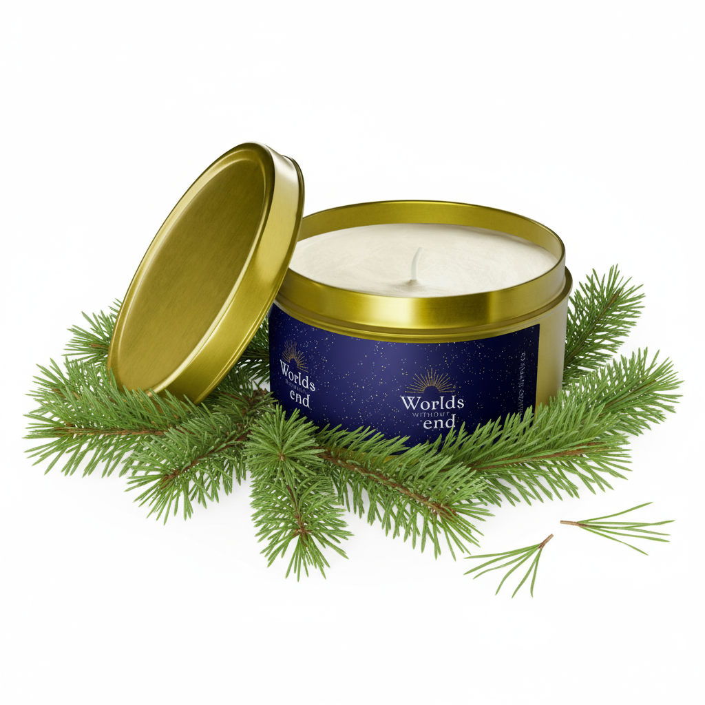 Worlds Without End Candle - Scripture-Inspired Home Decor