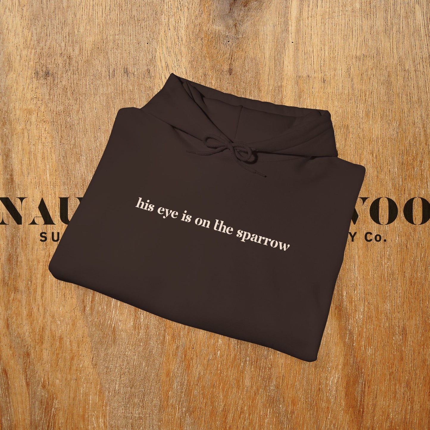 His Eye Is on the Sparrow Hoodie — Inspirational LDS Scripture Sweatshirt