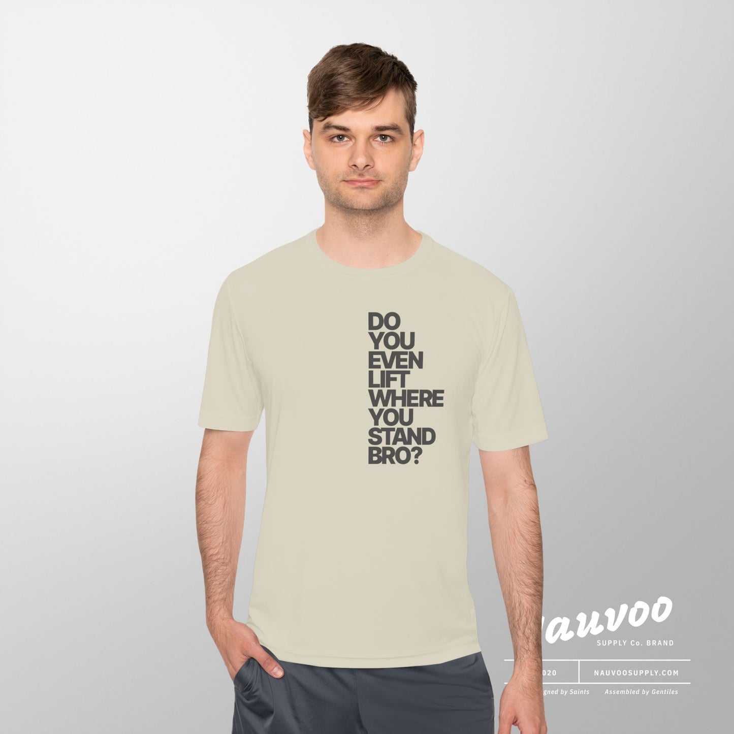 Do You Even Lift Where You Stand Bro Athletic Tee