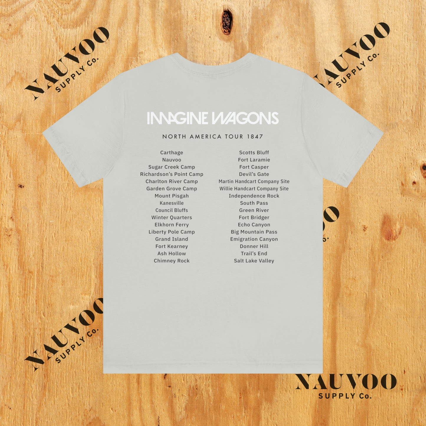 Imagine Wagons - 1847 Mormon Pioneer Trek Shirt