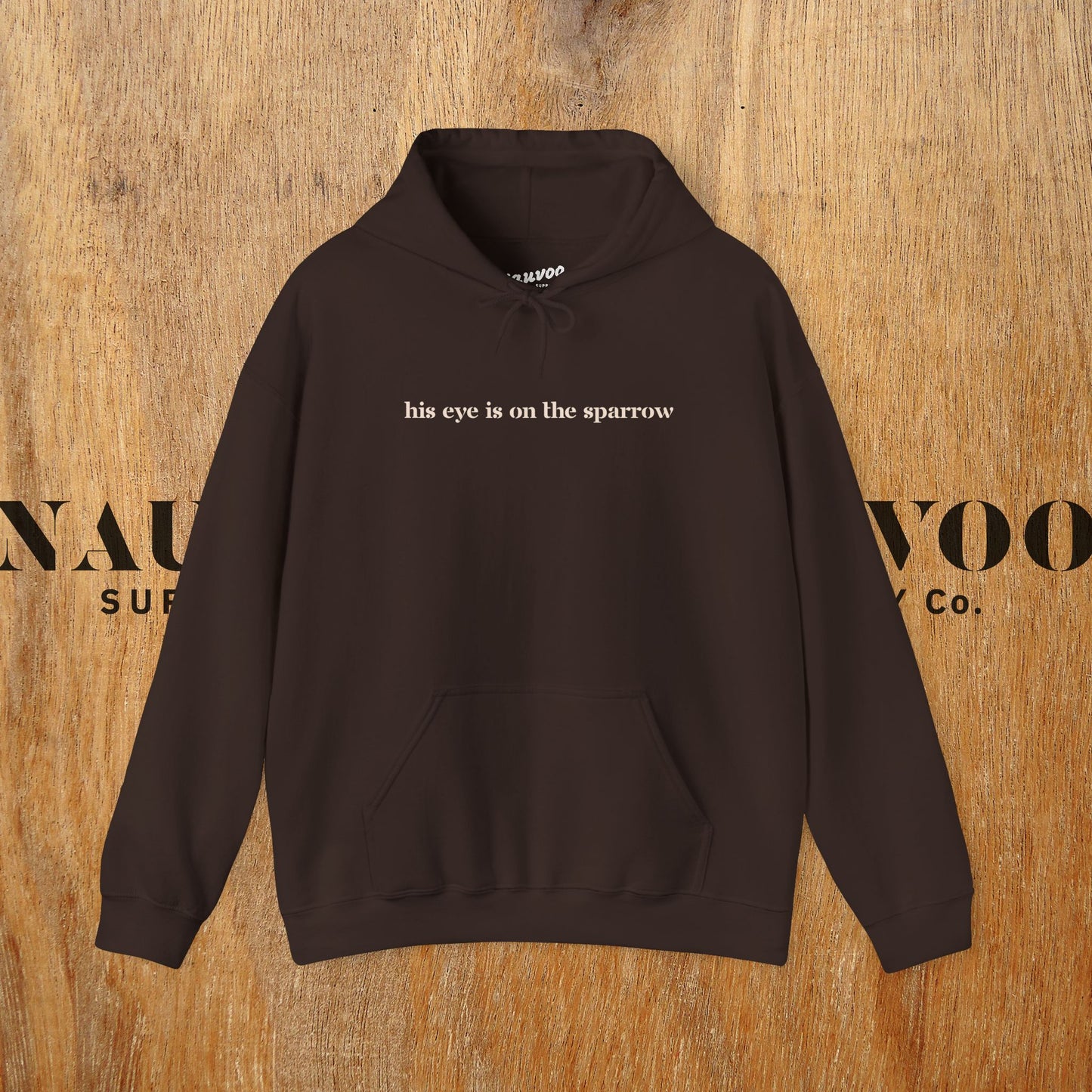 His Eye Is on the Sparrow Hoodie — Inspirational LDS Scripture Sweatshirt