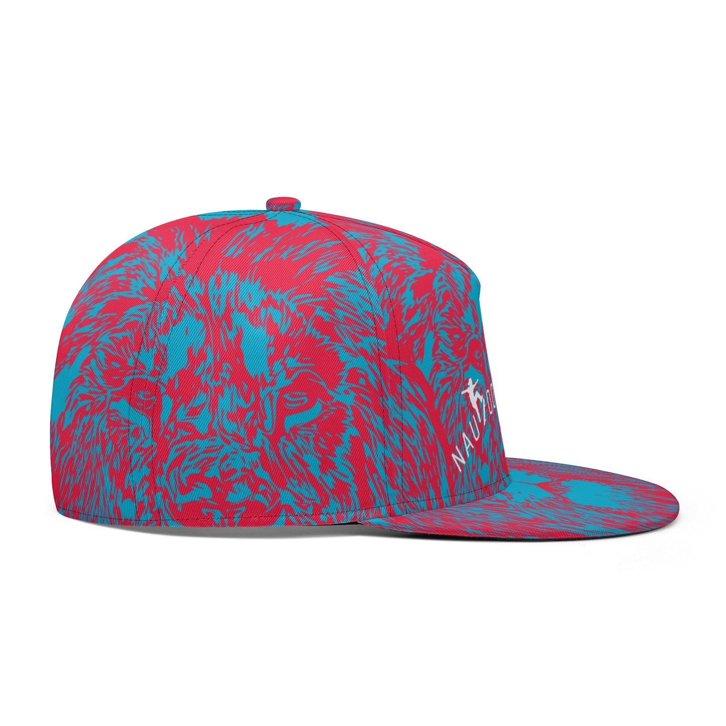Nauvoo Skateboarding Blue and Red Lion Ball Cap