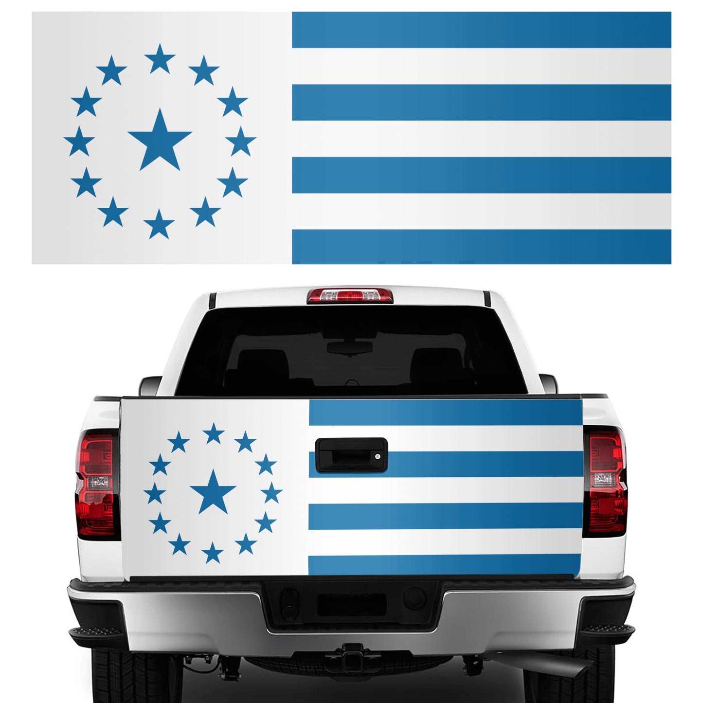 Flag of Deseret Truck Decal