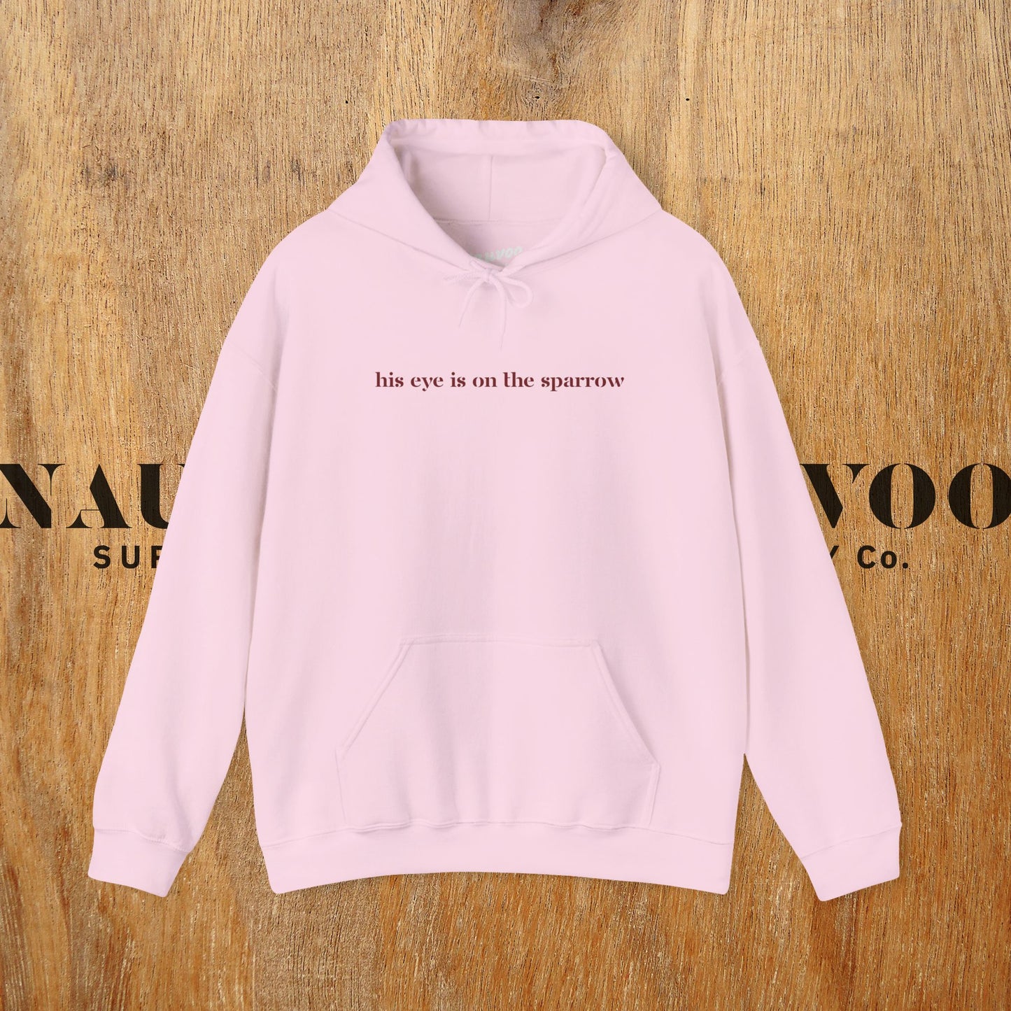His Eye Is on the Sparrow Hoodie — Inspirational LDS Scripture Sweatshirt