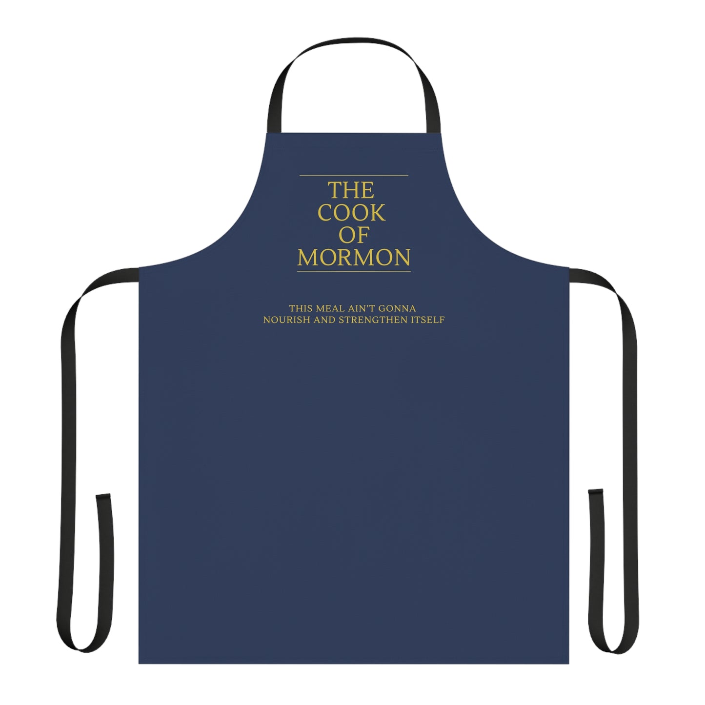 Cook of Mormon Apron - Polyester edition with custom text