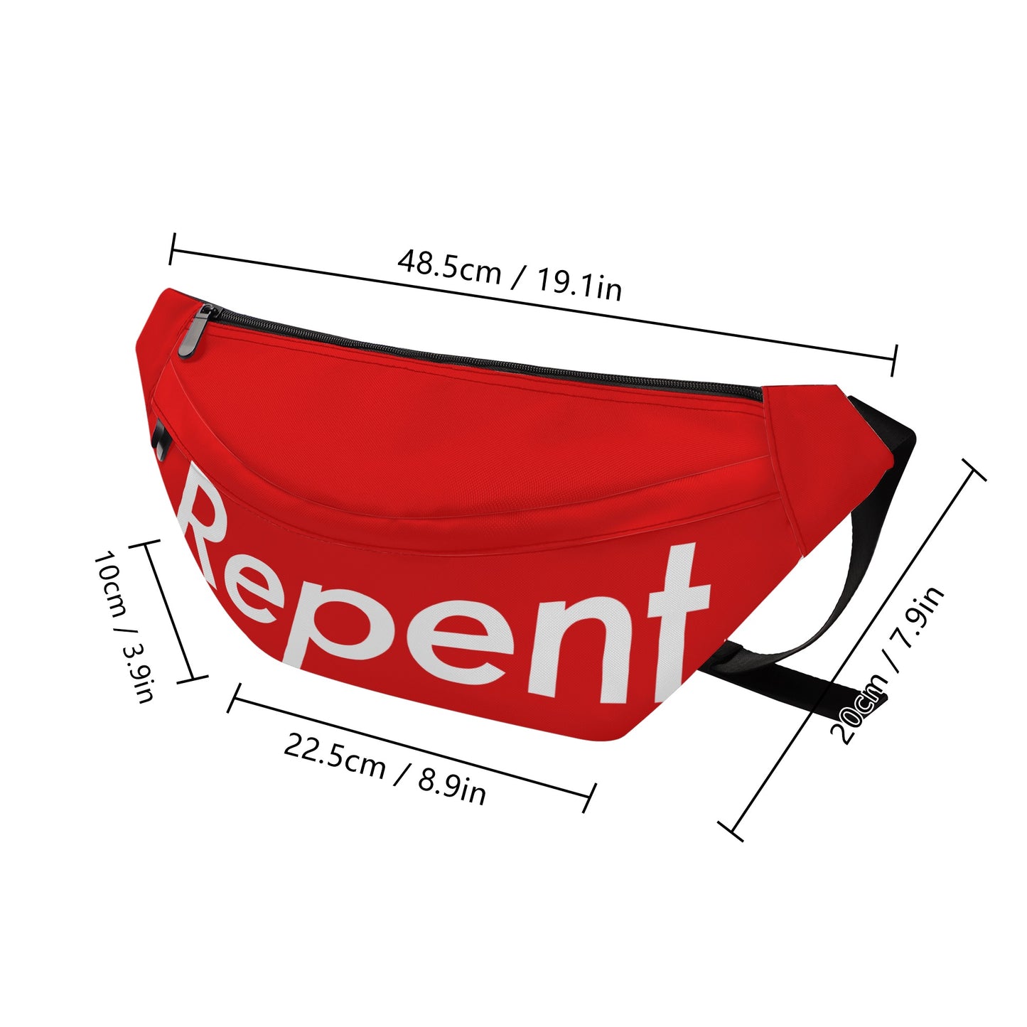 Repent - Extra Large Fanny Pack