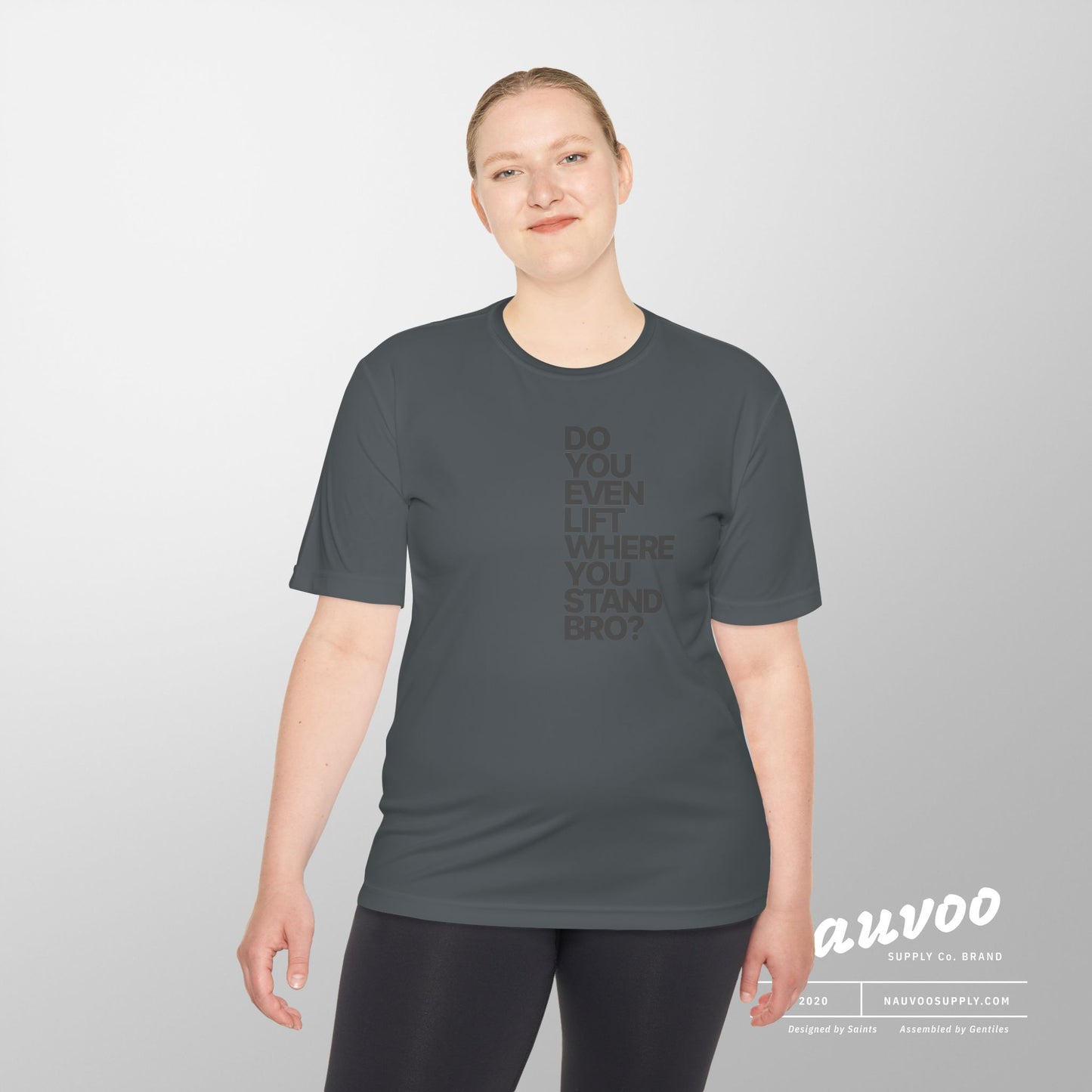 Do You Even Lift Where You Stand Bro Athletic Tee