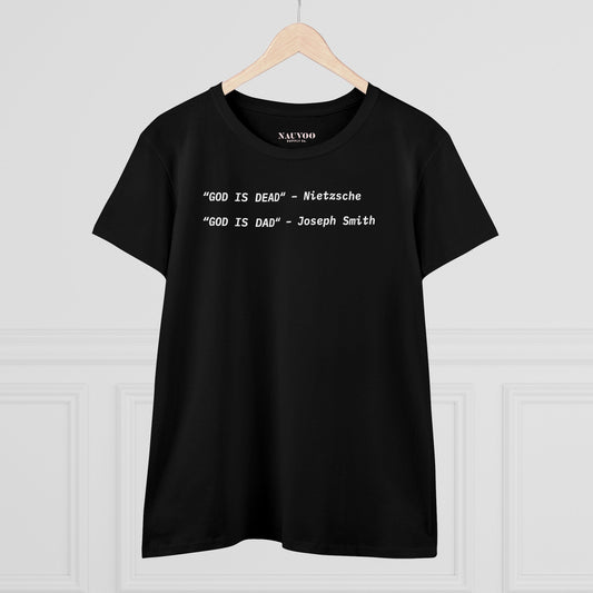 Women’s Nietzsche vs Joseph Smith Shirt
