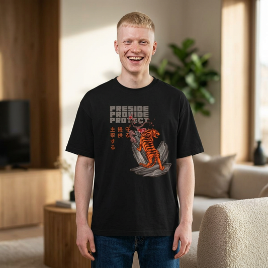 Mens Preside Provide Protect - Japanese Style Family Proclamation T-Shirt