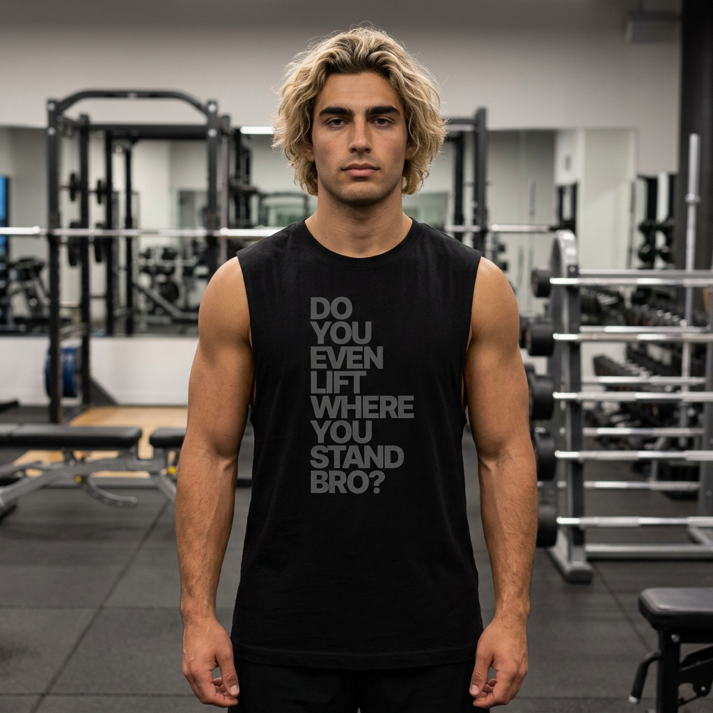 Do You Even Lift Where You Stand Bro? Tank Top | Workout Gym Muscle Tee