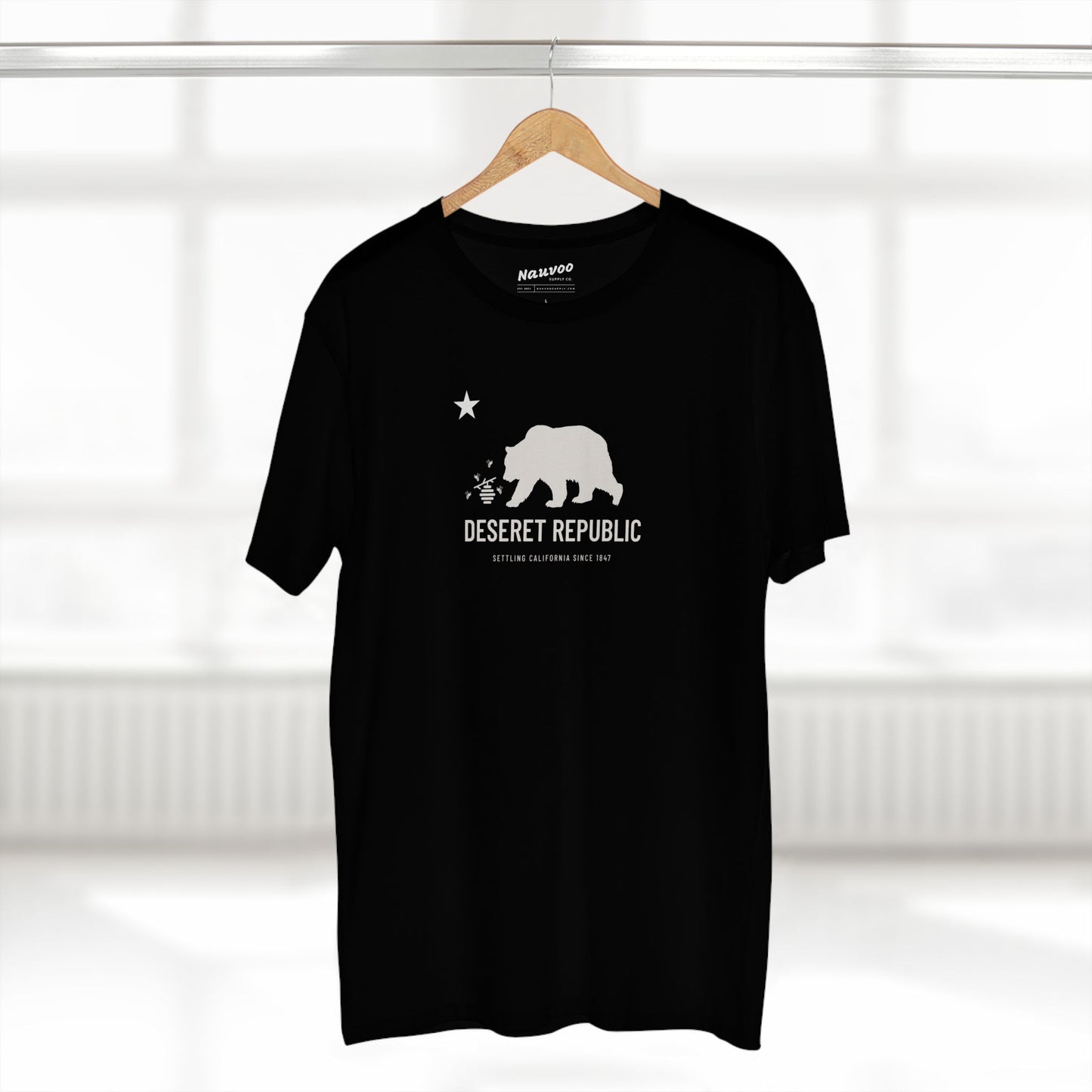 Deseret California Republic: Mormon Battalion & 1851 Heritage Heavyweight Tee