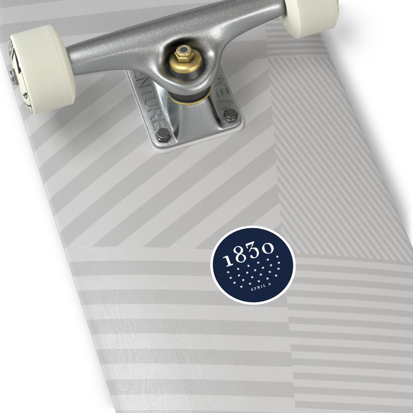 1830 Sticker - Round Indoor/Outdoor automobile decal