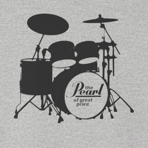 The Pearl of Great Price Drum Kit T-shirt