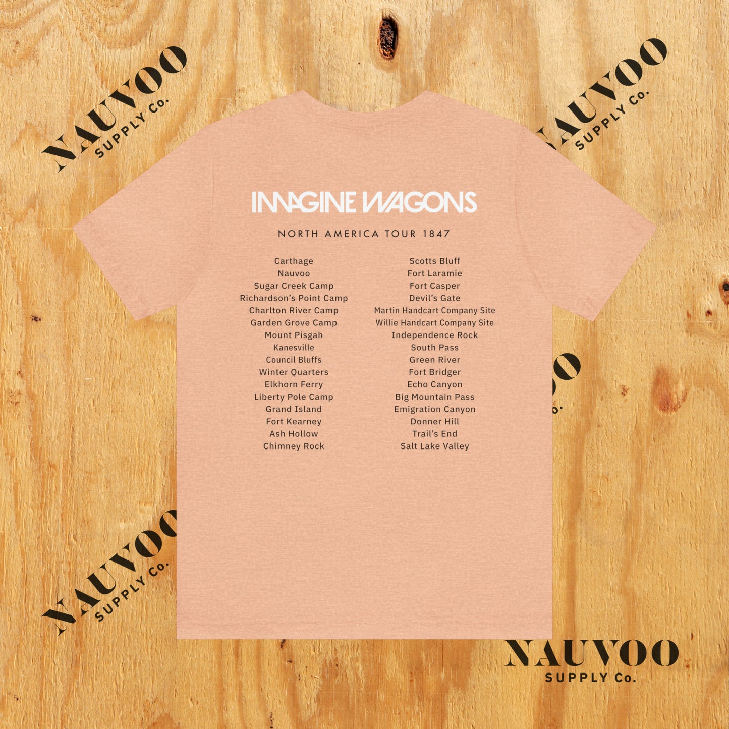 Imagine Wagons - 1847 Mormon Pioneer Trek Shirt