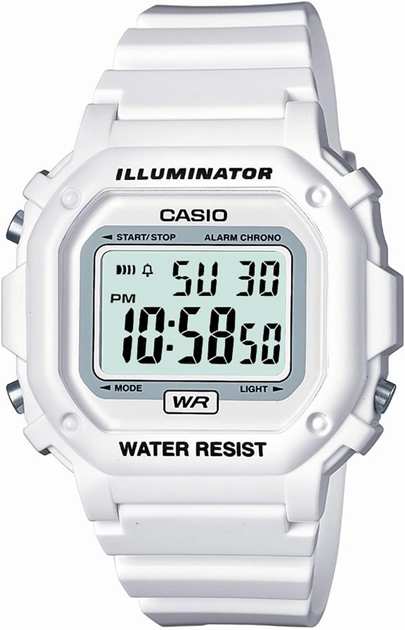 White Casio Wristwatch