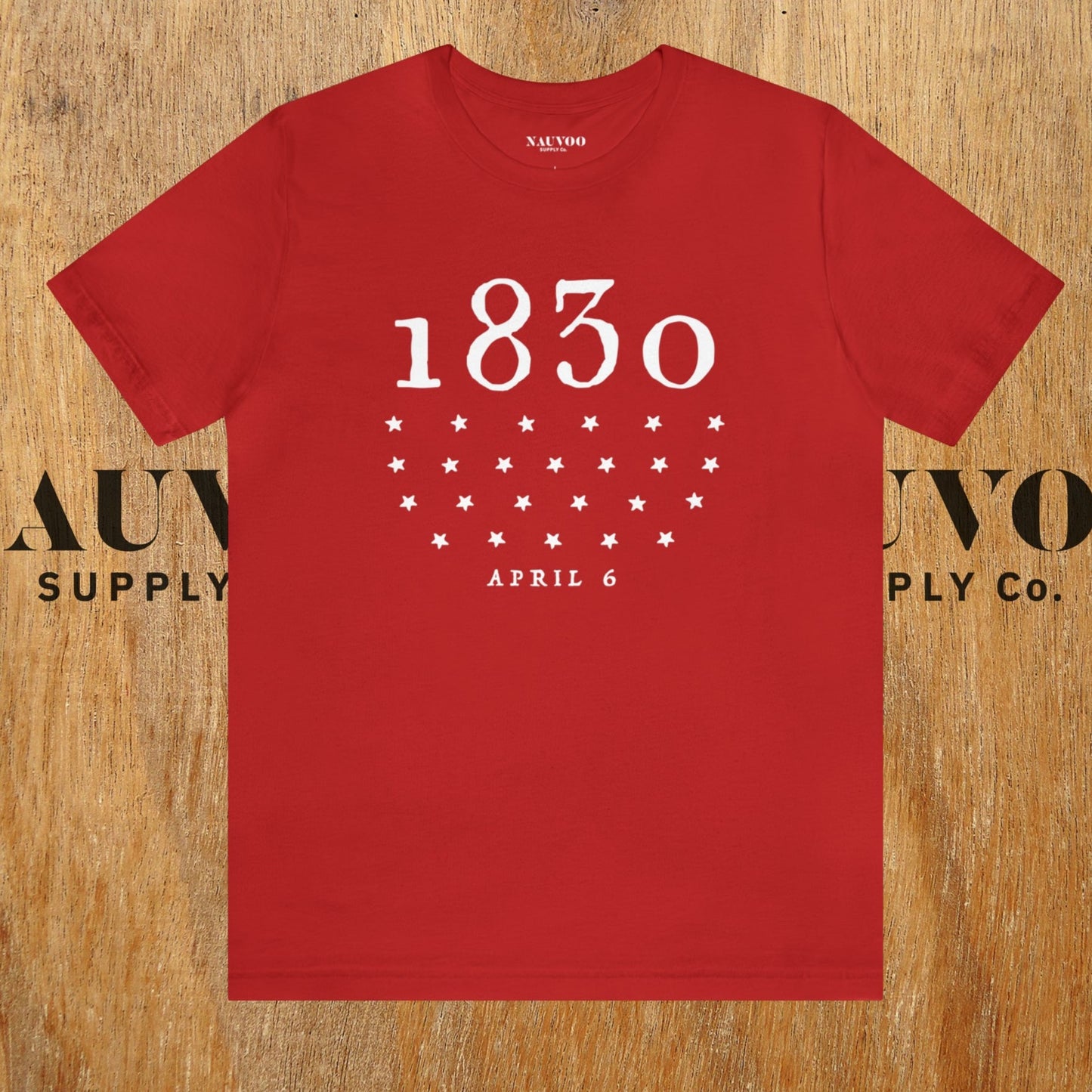 Mens April 6, 1830 Church Restoration T-shirt