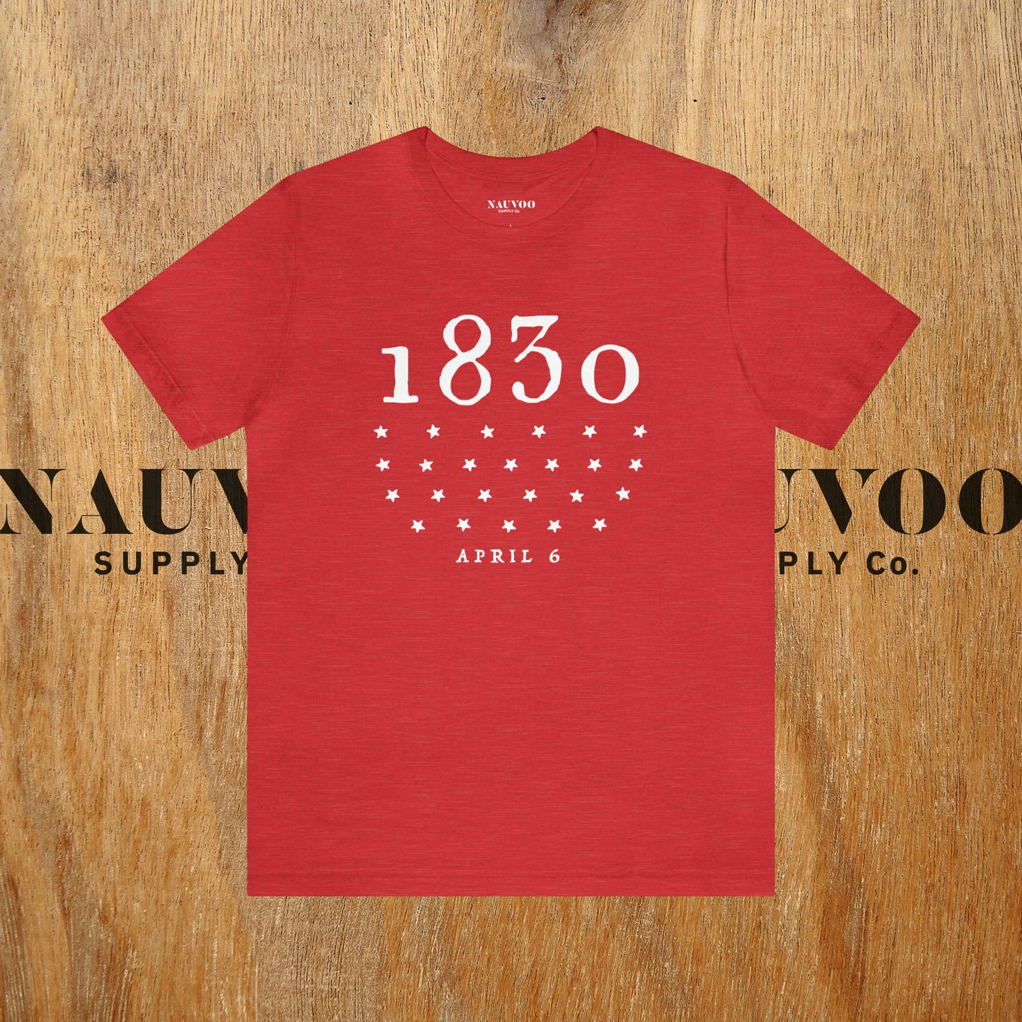 Mens April 6, 1830 Church Restoration T-shirt