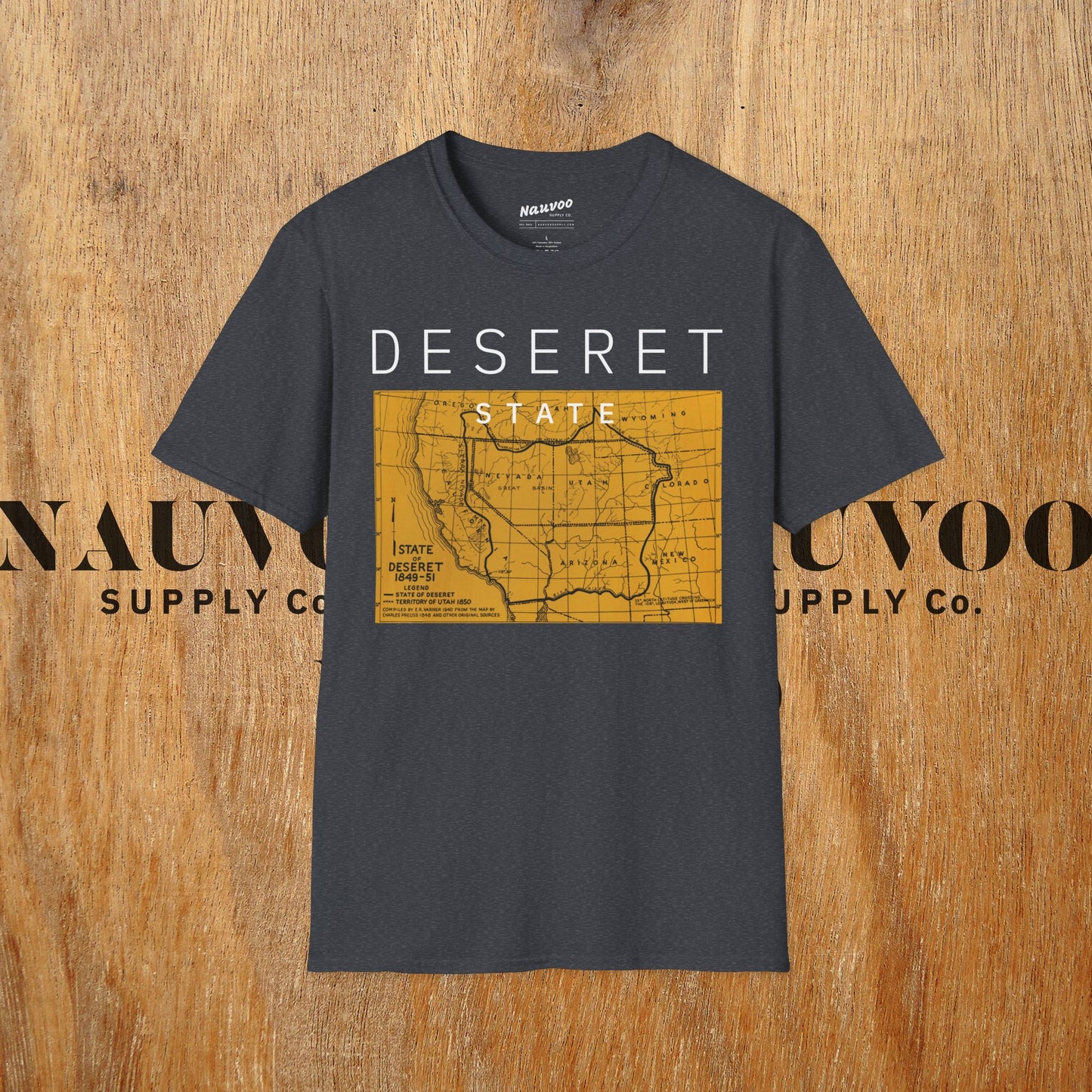 Deseret State Map Tee