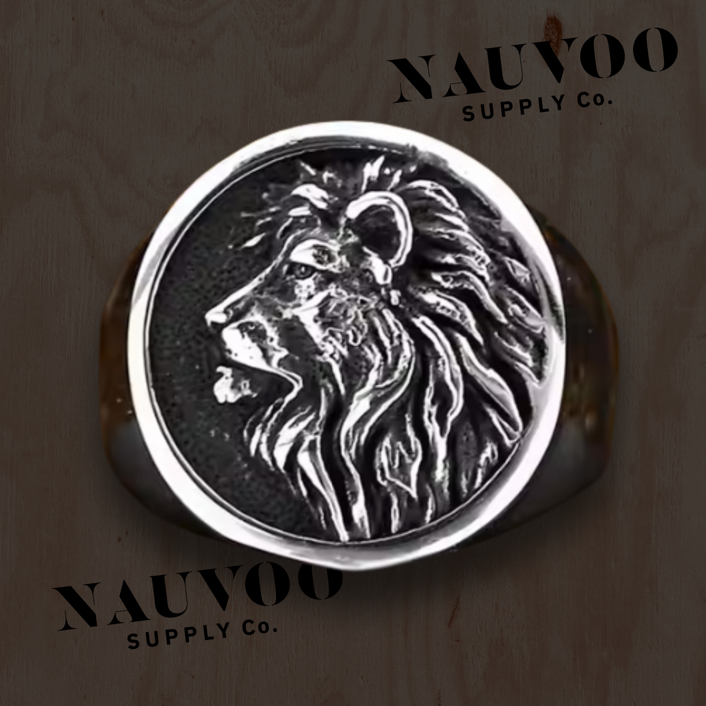 Men’s Lion Signet Ring