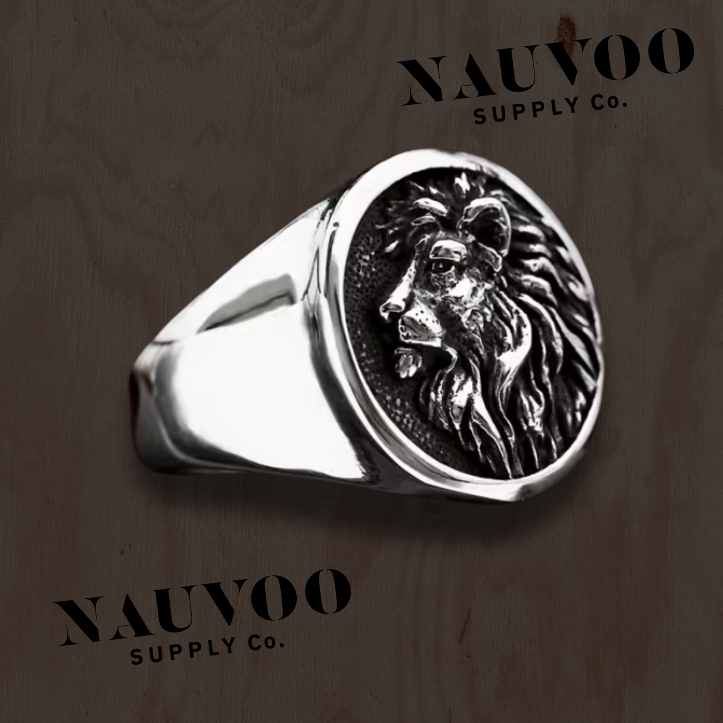 Men’s Lion Signet Ring