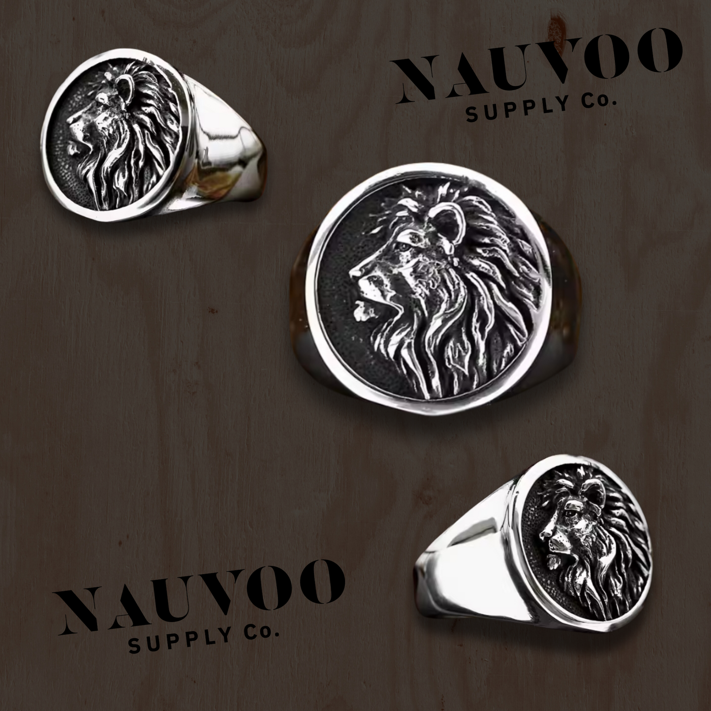 Men’s Lion Signet Ring