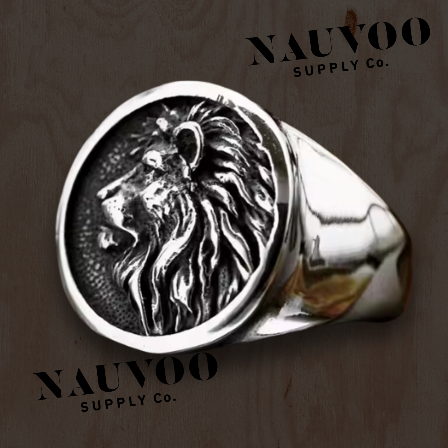 Men’s Lion Signet Ring